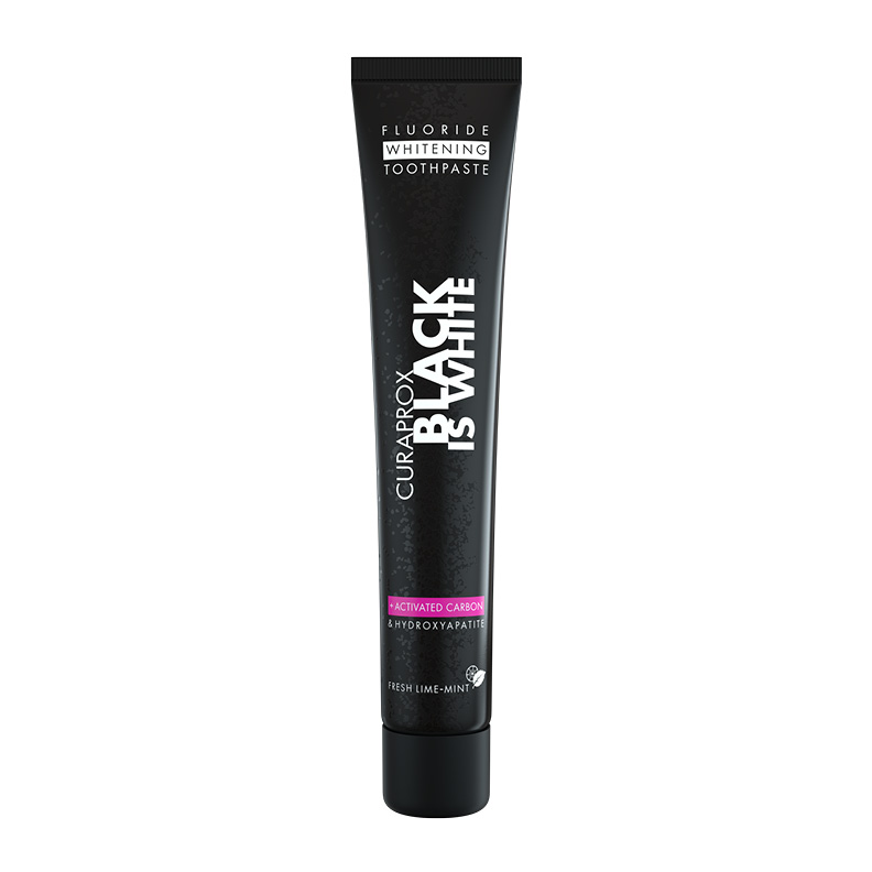 Отбеливающая зубная паста Curaprox Black Is White 1450 ppm, 90 мл