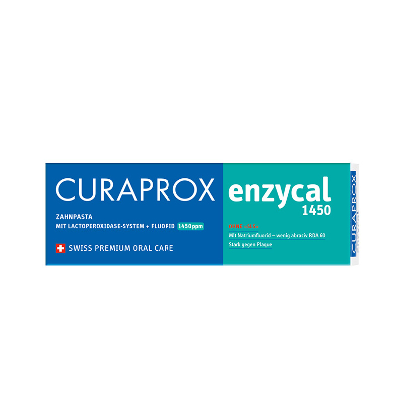 Зубная паста Curaprox Enzycal 1450 ppm, 75 мл