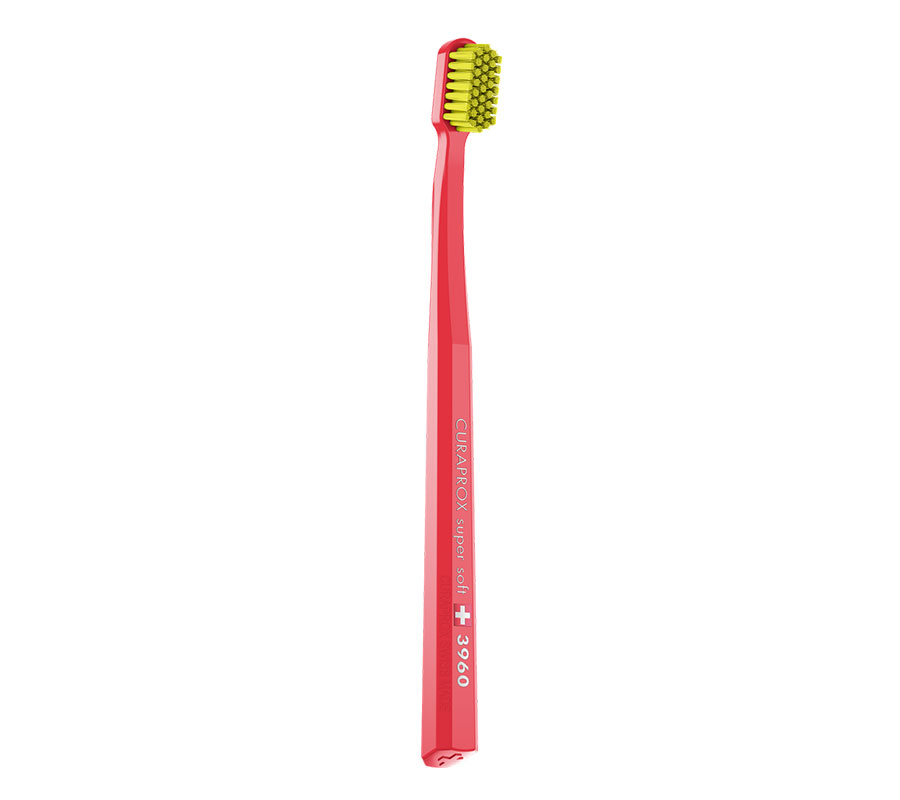Набор зубных щеток Curaprox CS 3960 Super Soft (2 шт.), (красная и голубая)