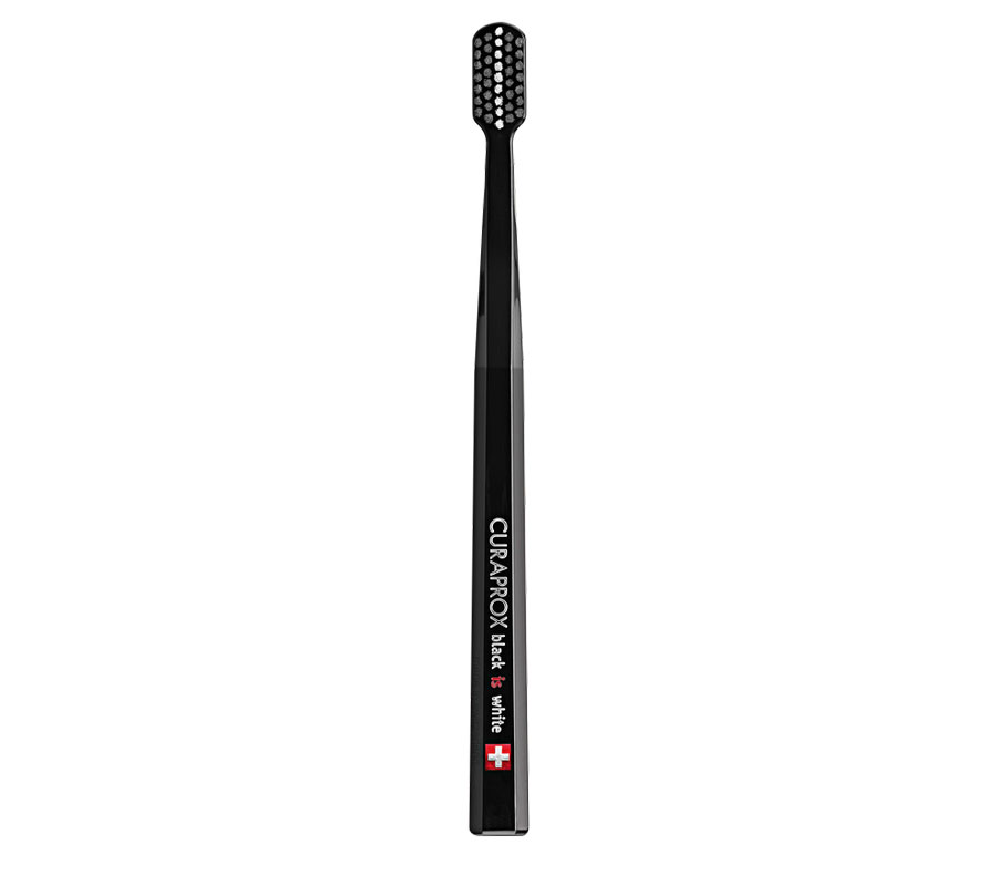 Набор ультрамягких зубных щеток Curaprox Black is White 8760 черная\черная, (2шт.)