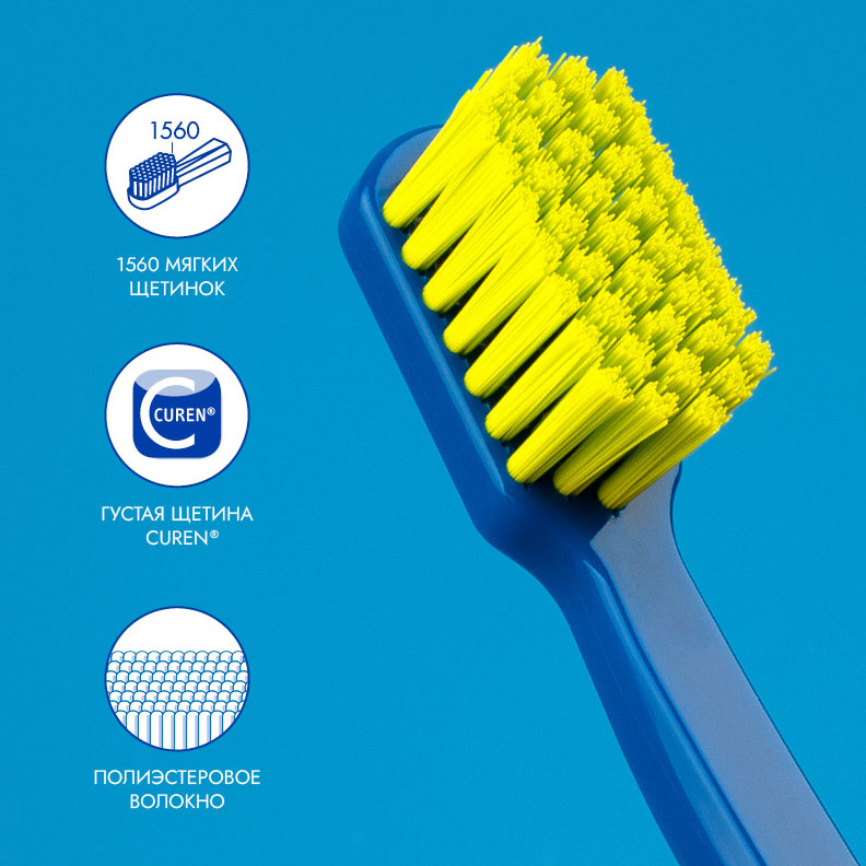 Зубная щетка Curaprox CS 1560 Soft (бирюзовая)